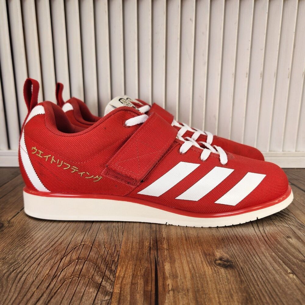 Adidas Powerlift 4 Tokyo Olympics Weightlifting Shoes Mens 10.5 Japan Red EG5175